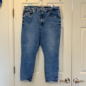 Good American Women’s High Rise Jeans Pants Skinny Size 22